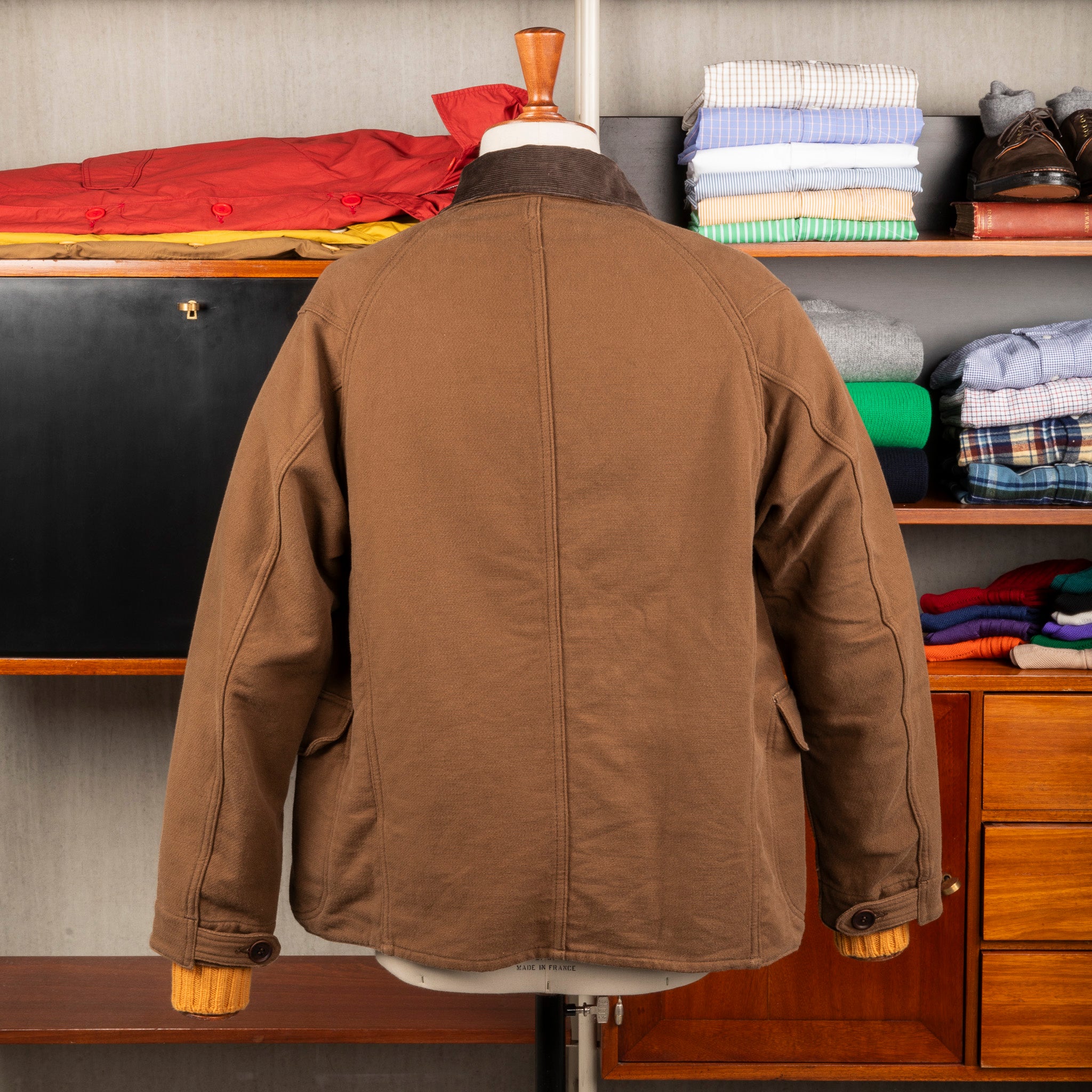 The Corona Utility CJ001 Game Jacket Hunting Dobby Cloth Brown