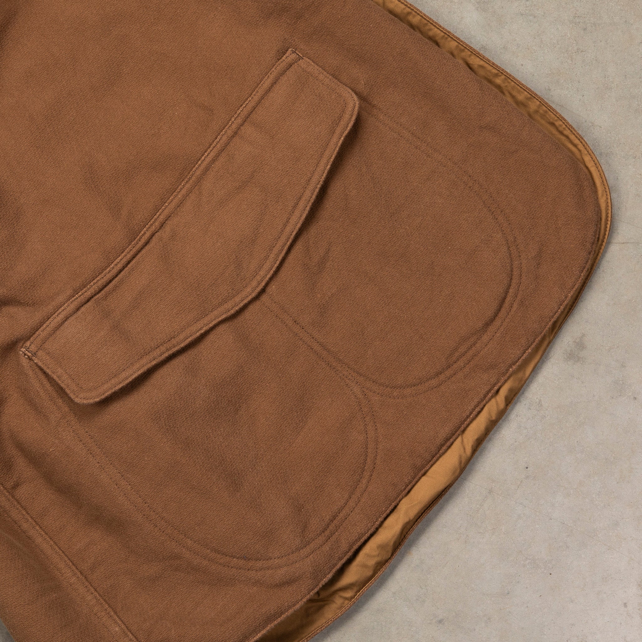 The Corona Utility CJ001 Game Jacket Hunting Dobby Cloth Brown