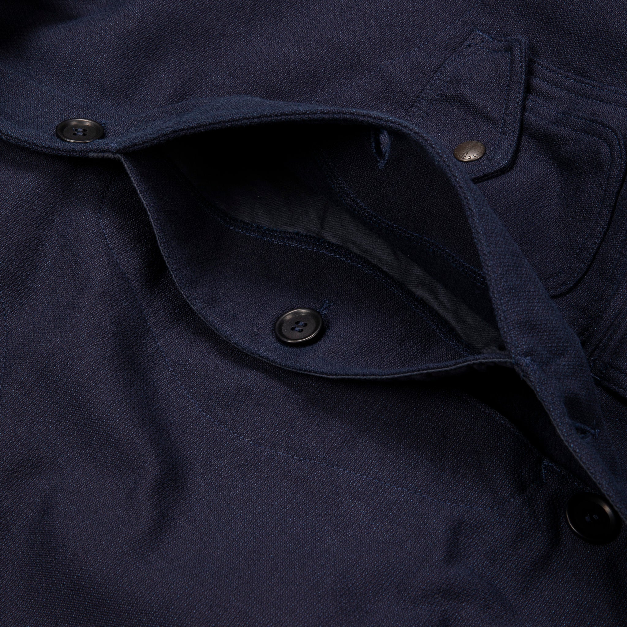 The Corona Utility CJ001 Game Jacket Hunting Dobby Cloth Navy