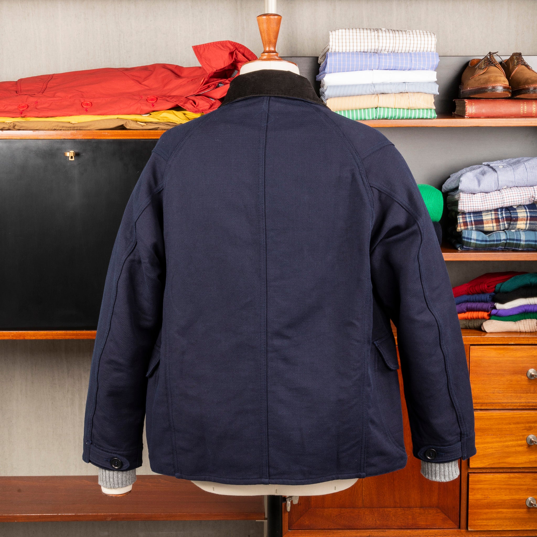 The Corona Utility CJ001 Game Jacket Hunting Dobby Cloth Navy