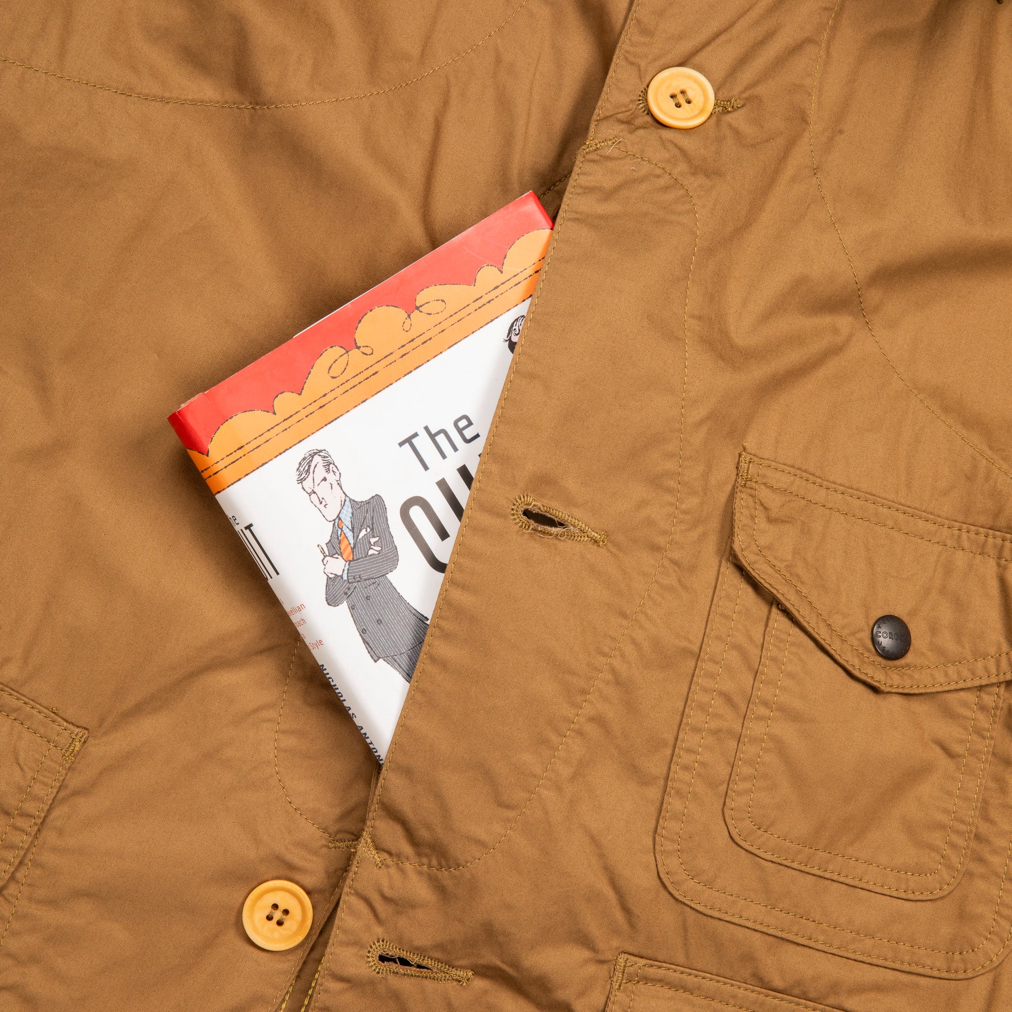 The Corona Utility CJ001 Game Jacket Cotton Light Twill Khaki