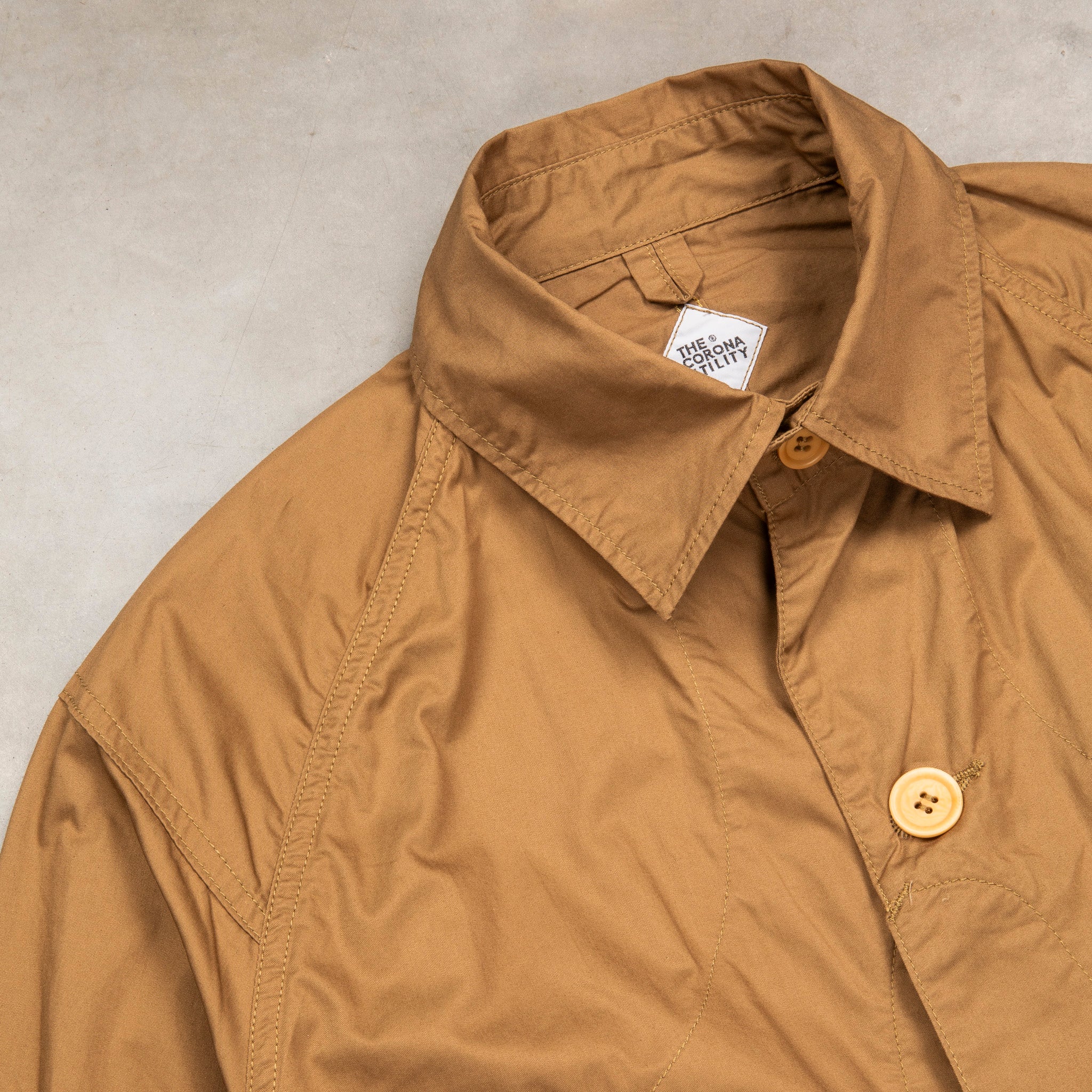 The Corona Utility CJ001 Game Jacket Cotton Light Twill Khaki