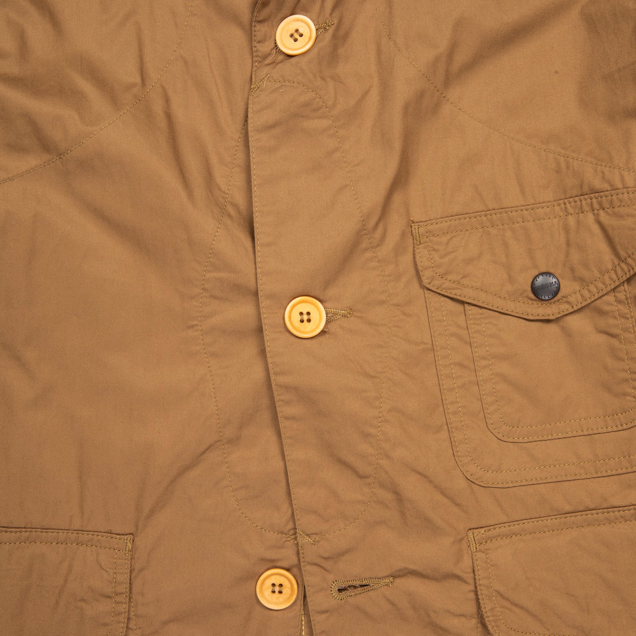 The Corona Utility CJ001 Game Jacket Cotton Light Twill Khaki