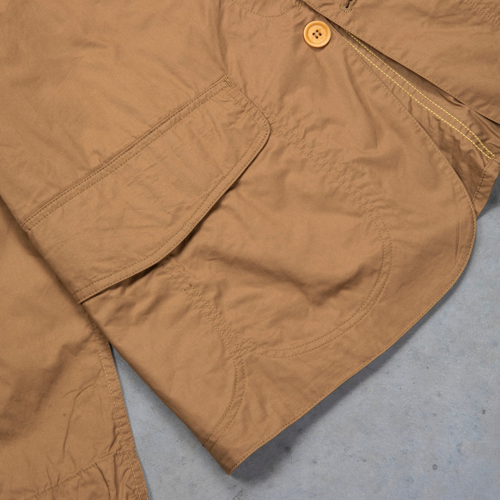 The Corona Utility CJ001 Game Jacket Cotton Light Twill Khaki