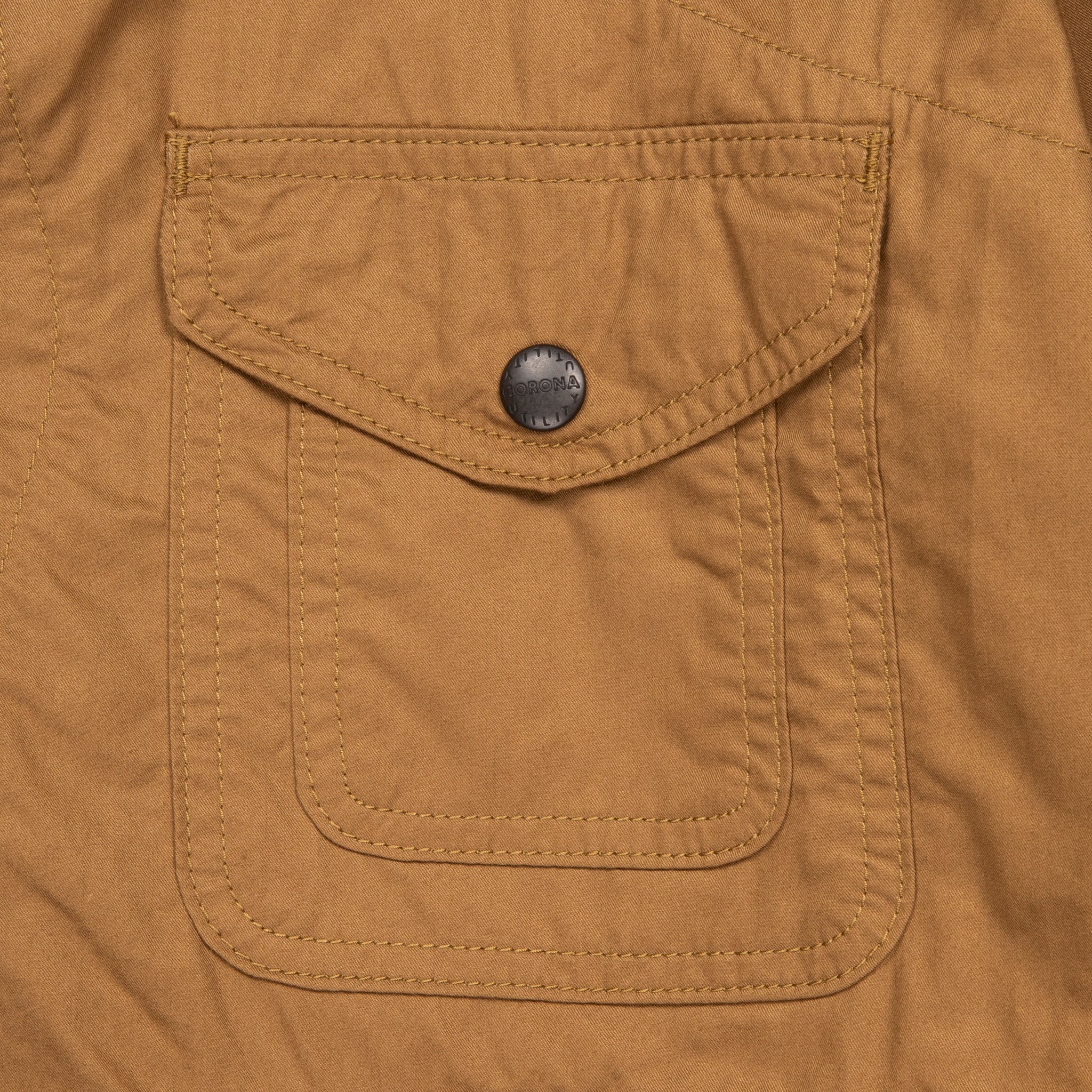 The Corona Utility CJ001 Game Jacket Cotton Light Twill Khaki