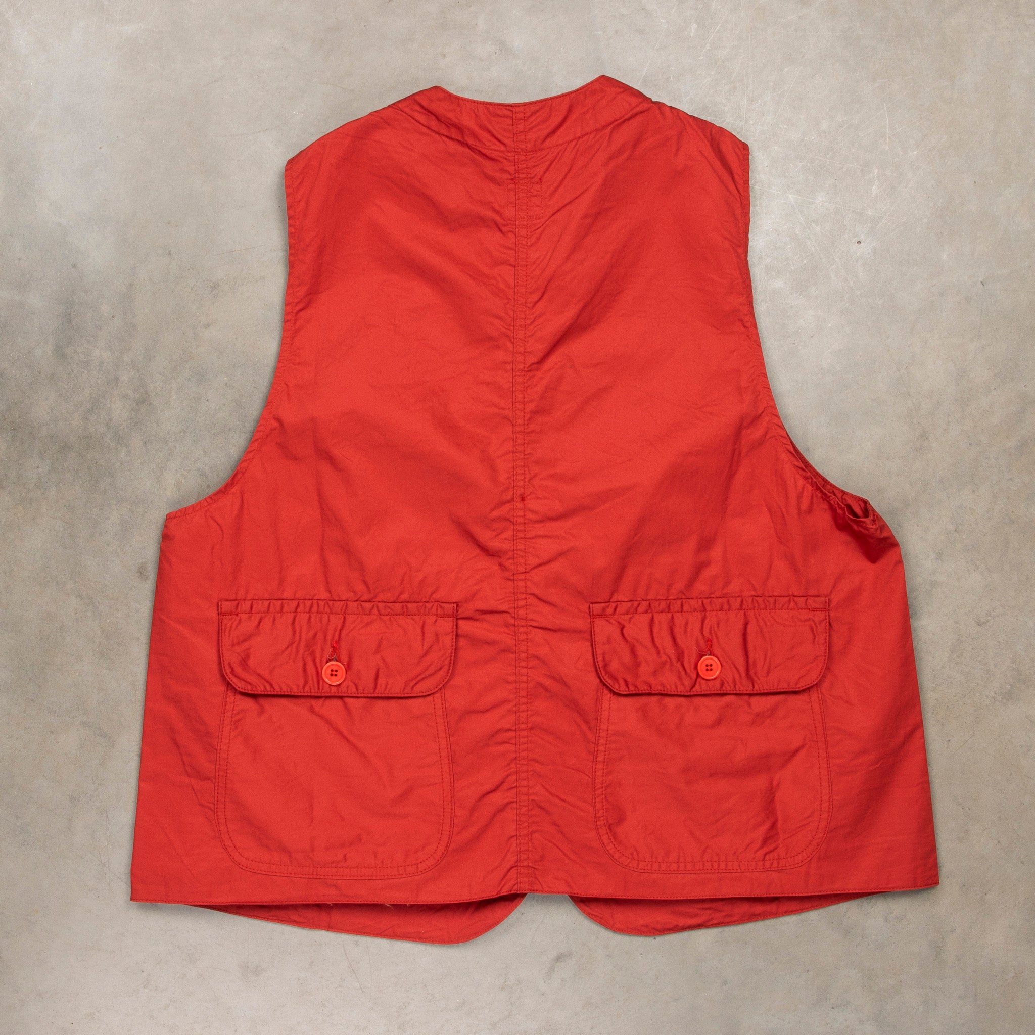 The Corona Utility CV001 Game Vest Cotton Light Twill Red