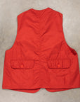 The Corona Utility CV001 Game Vest Cotton Light Twill Red