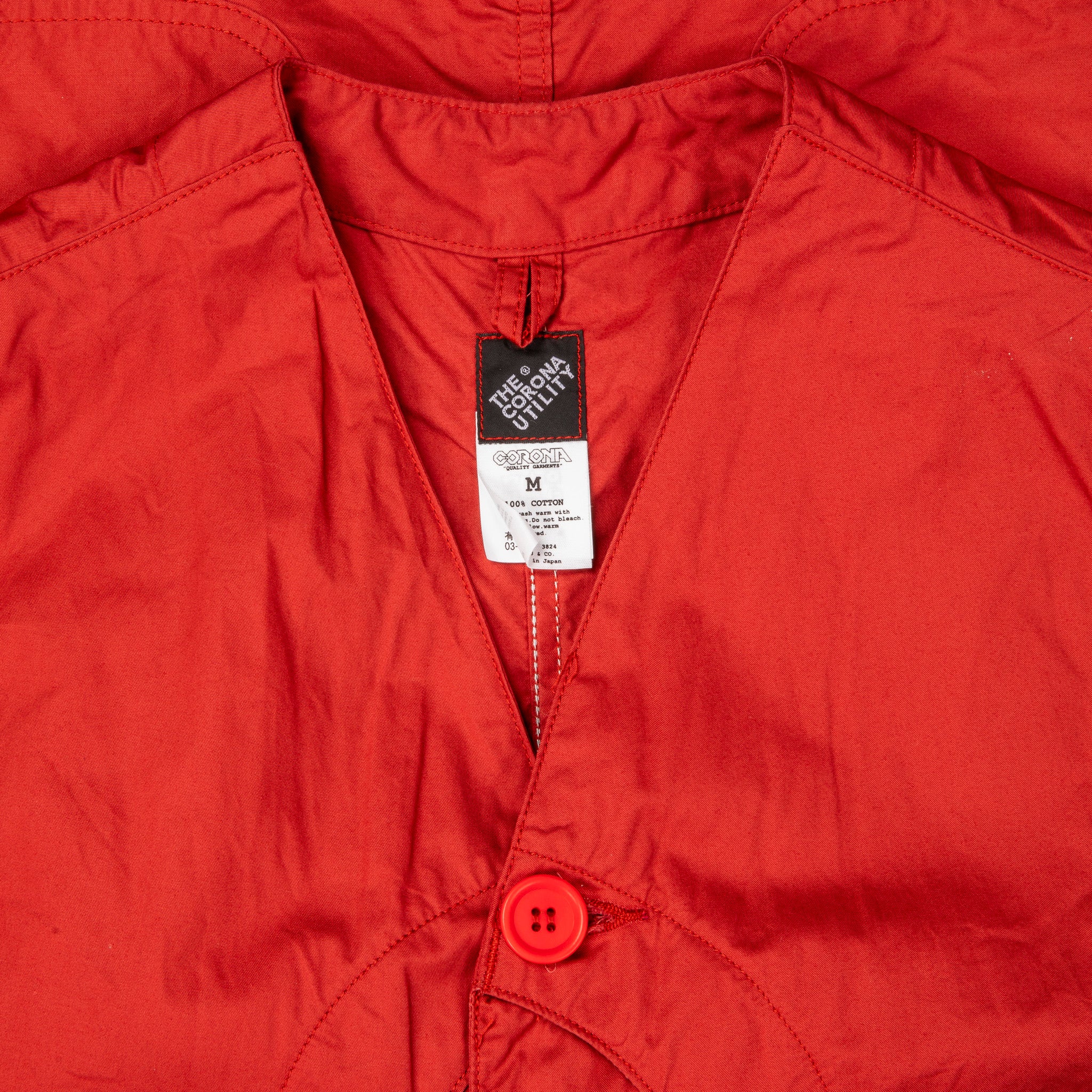 The Corona Utility CV001 Game Vest Cotton Light Twill Red