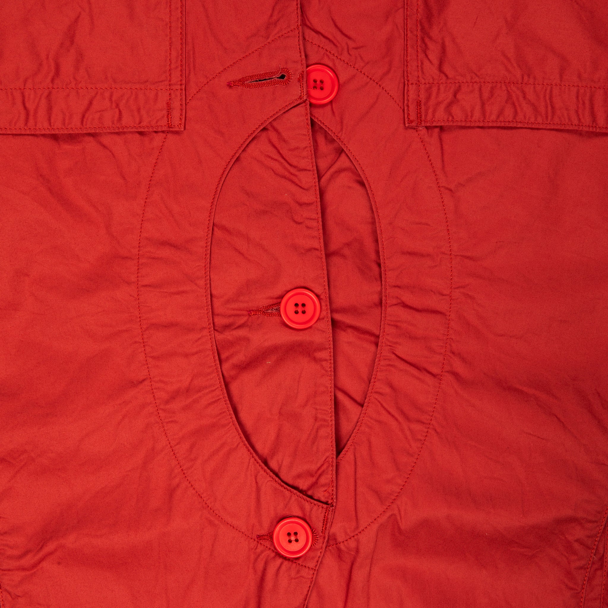The Corona Utility CV001 Game Vest Cotton Light Twill Red