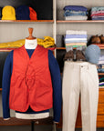 The Corona Utility CV001 Game Vest Cotton Light Twill Red