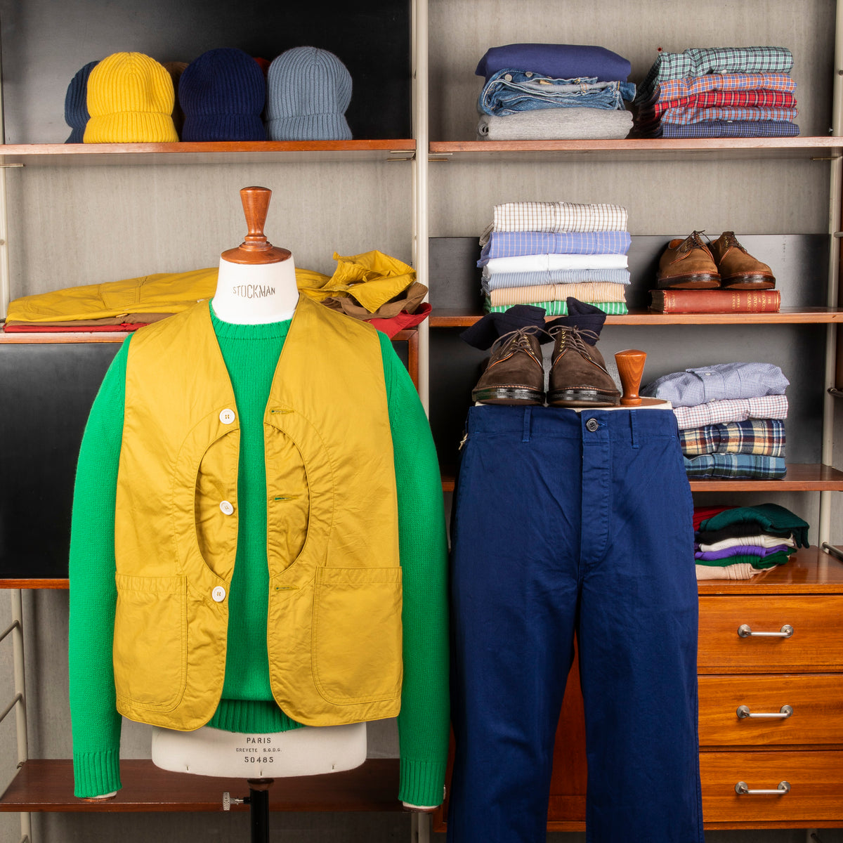 The Corona Utility CV001 Game Vest Cotton Light Twill Mustard 