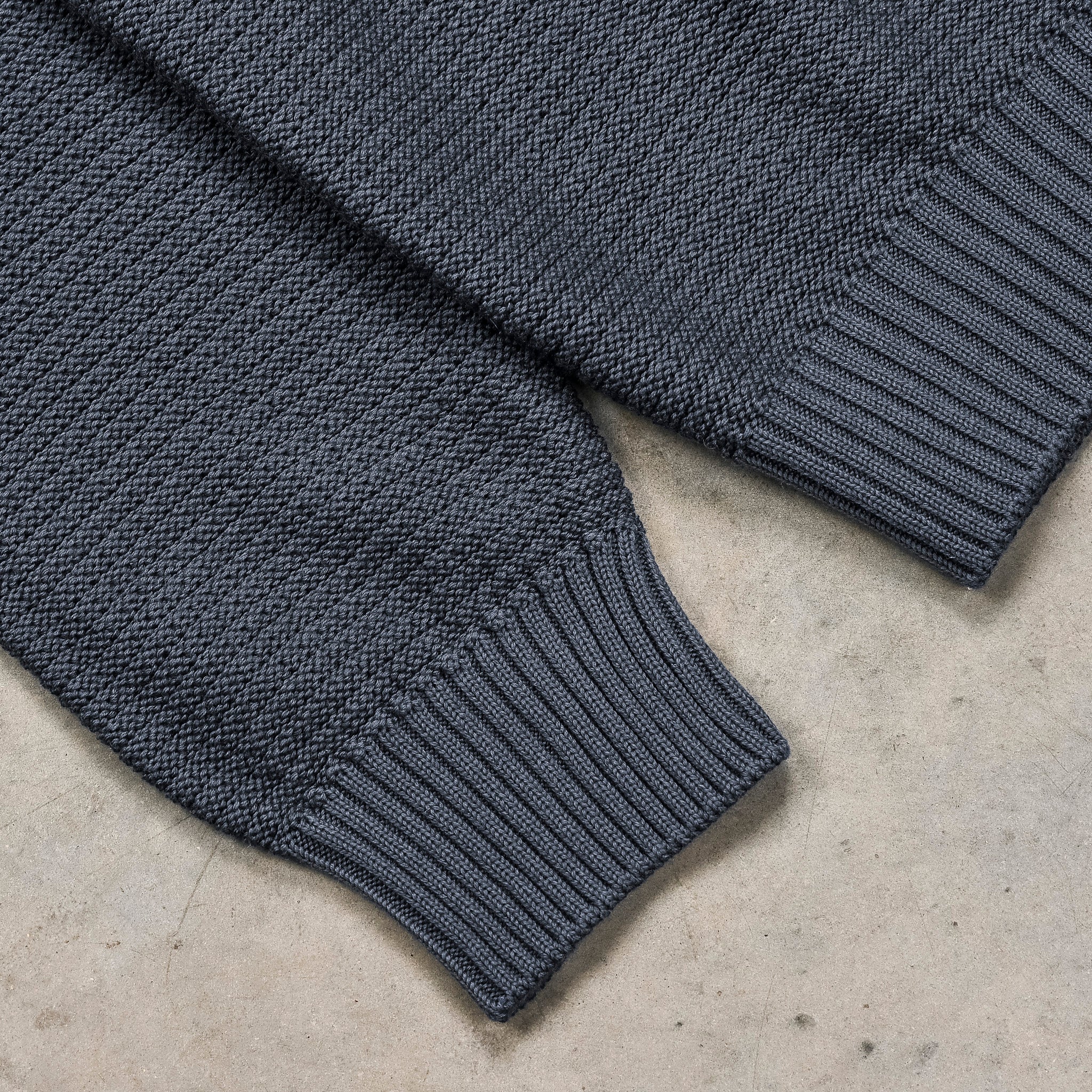 Stone Island Ghost Cotton-Cashmere Knit Crew Neck Slate Blue