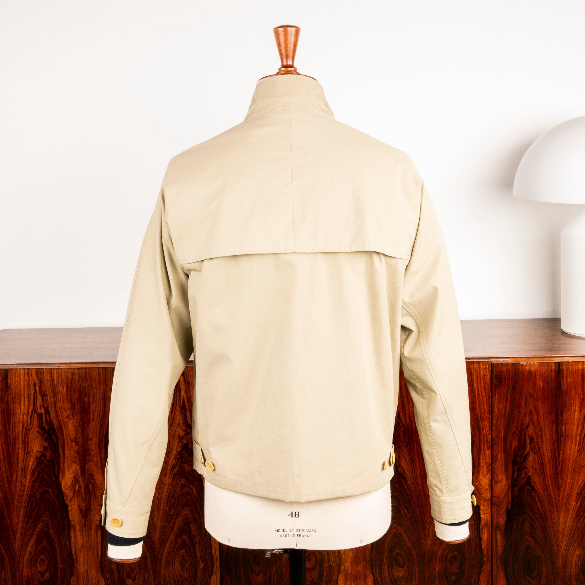 Cohérence Gianni Weather Resistant Light Cotton Jacket Sand