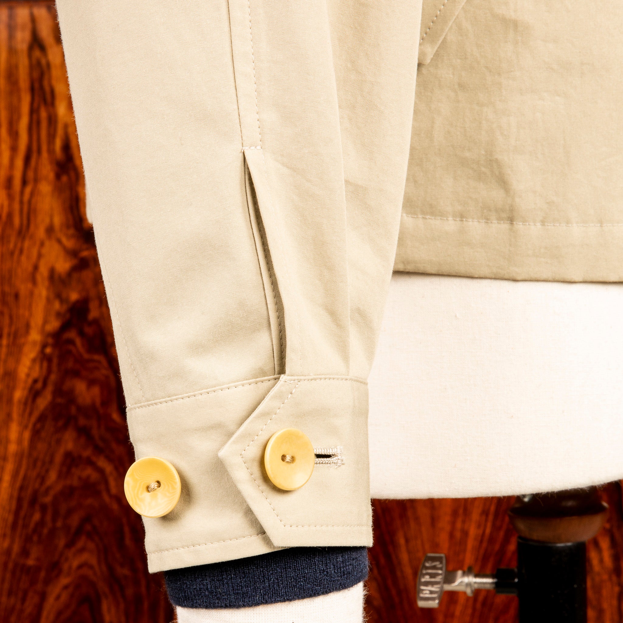 Cohérence Gianni Weather Resistant Light Cotton Jacket Sand