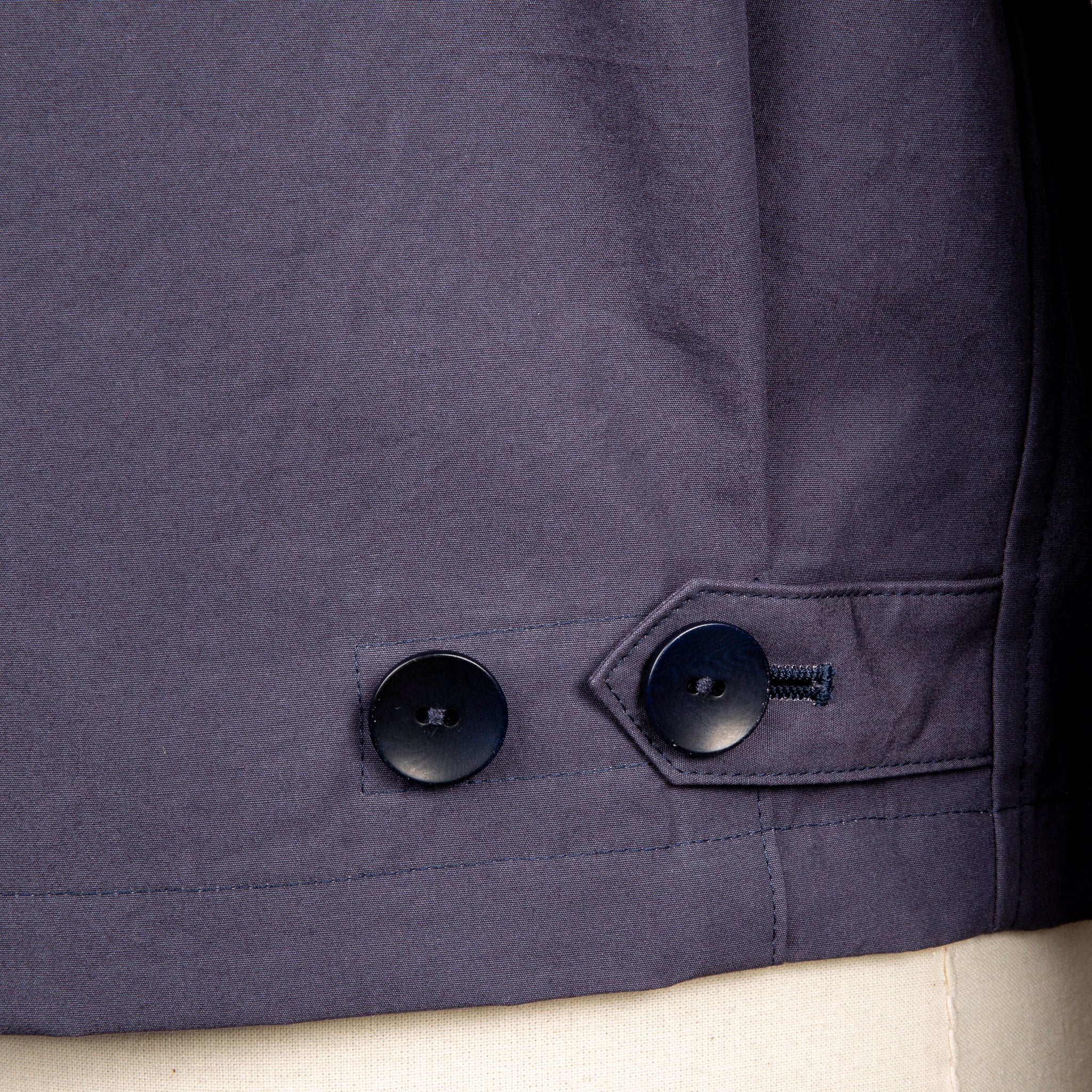 Cohérence Gianni Weather Resistant Light Cotton Jacket Slate Blue