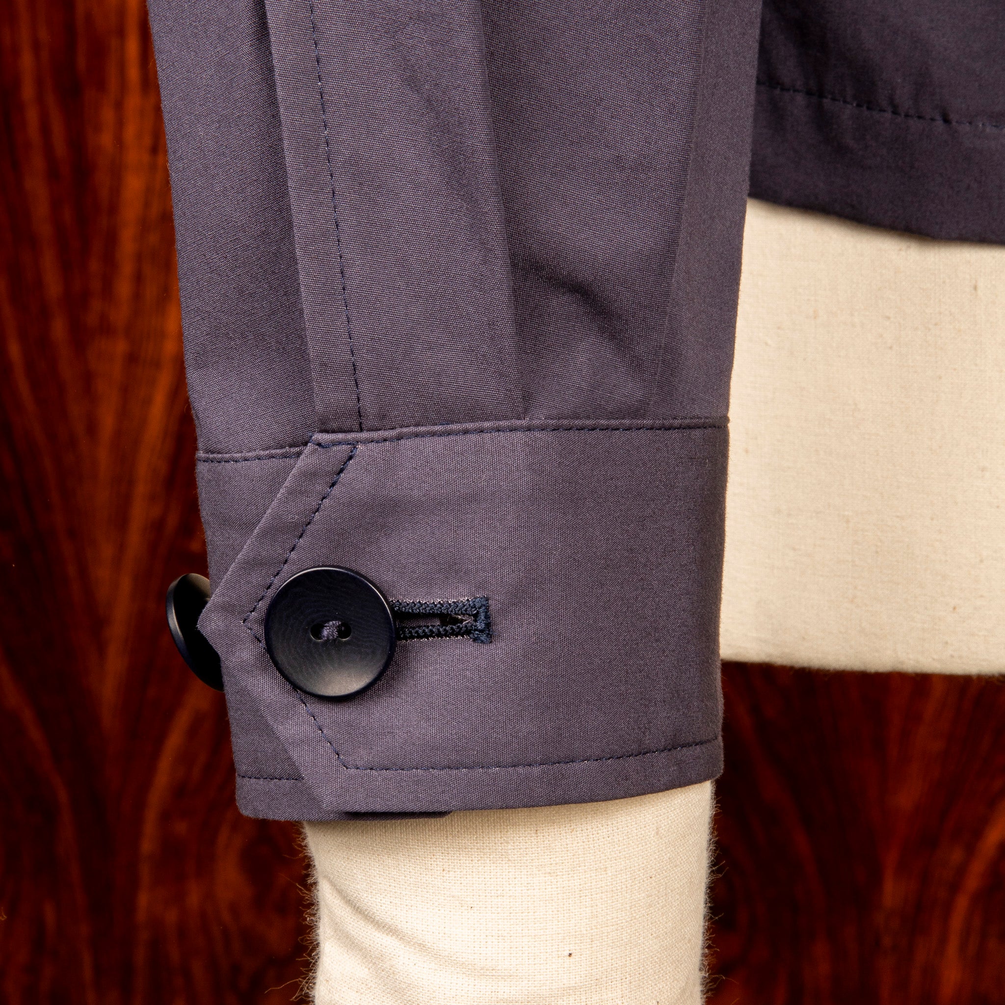 Cohérence Gianni Weather Resistant Light Cotton Jacket Slate Blue