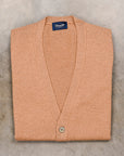 Drumohr Cashmere Gillet con Bottoni Sabbia