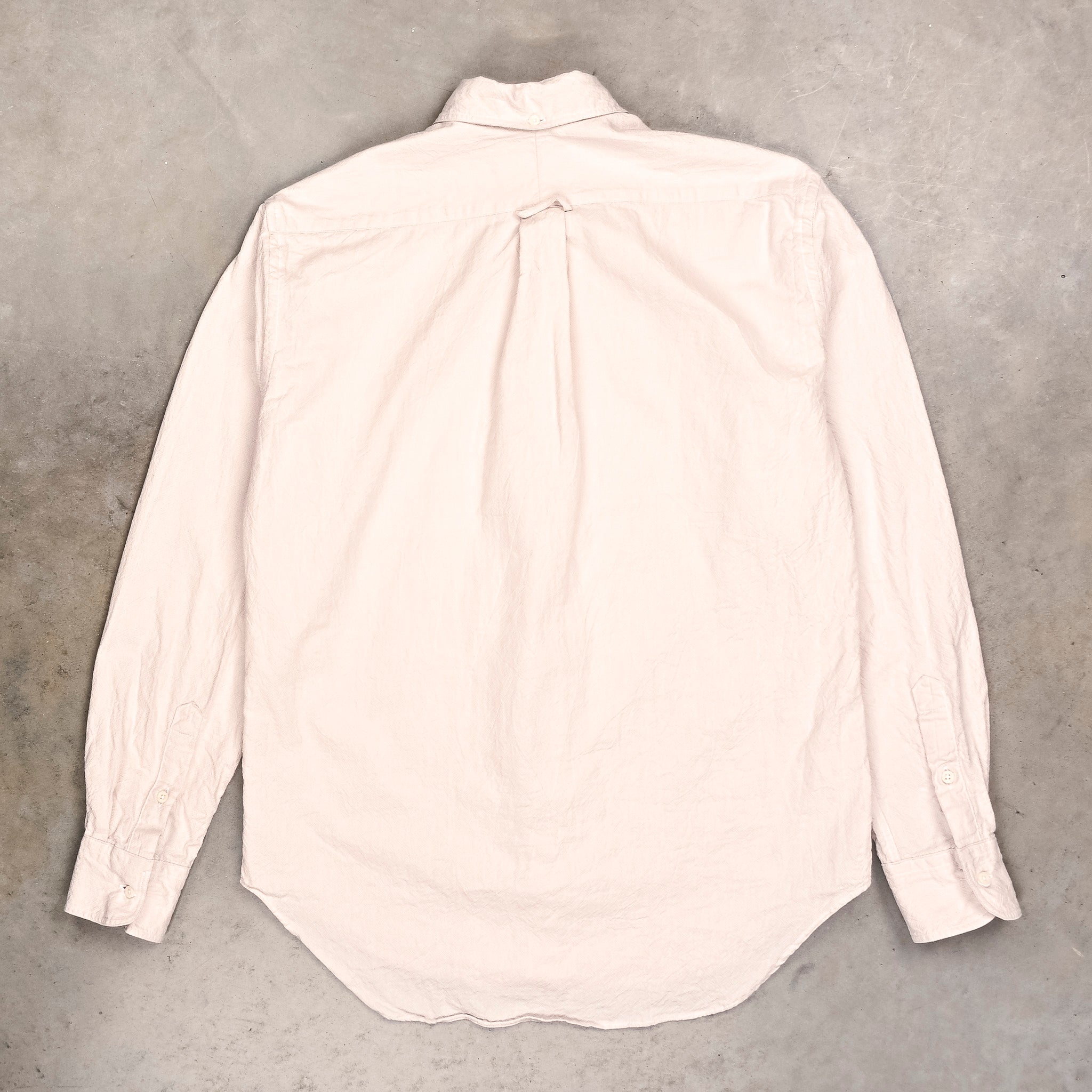 Gitman Vintage x Frans Boone 40/1 Irregular Yarn Oxford Dark Tan