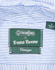 Gitman Vintage x Frans Boone Japanese Woven Stripe Light Blue