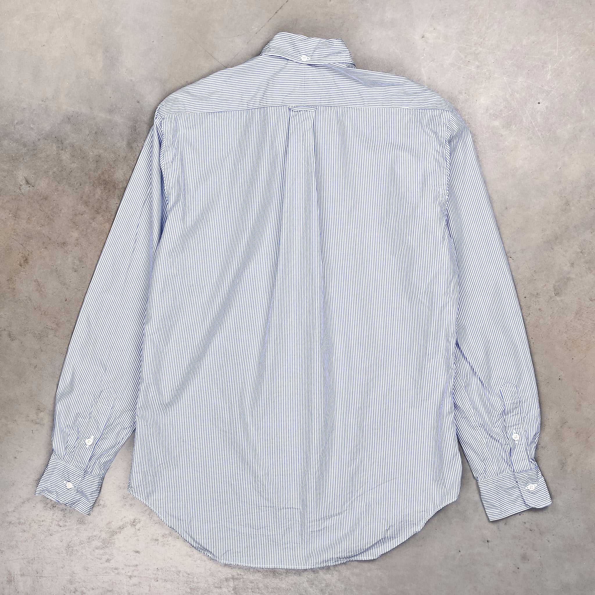 Gitman Vintage x Frans Boone Japanese Woven Stripe Light Blue