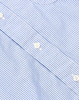Gitman Vintage x Frans Boone Japanese Woven Stripe Light Blue