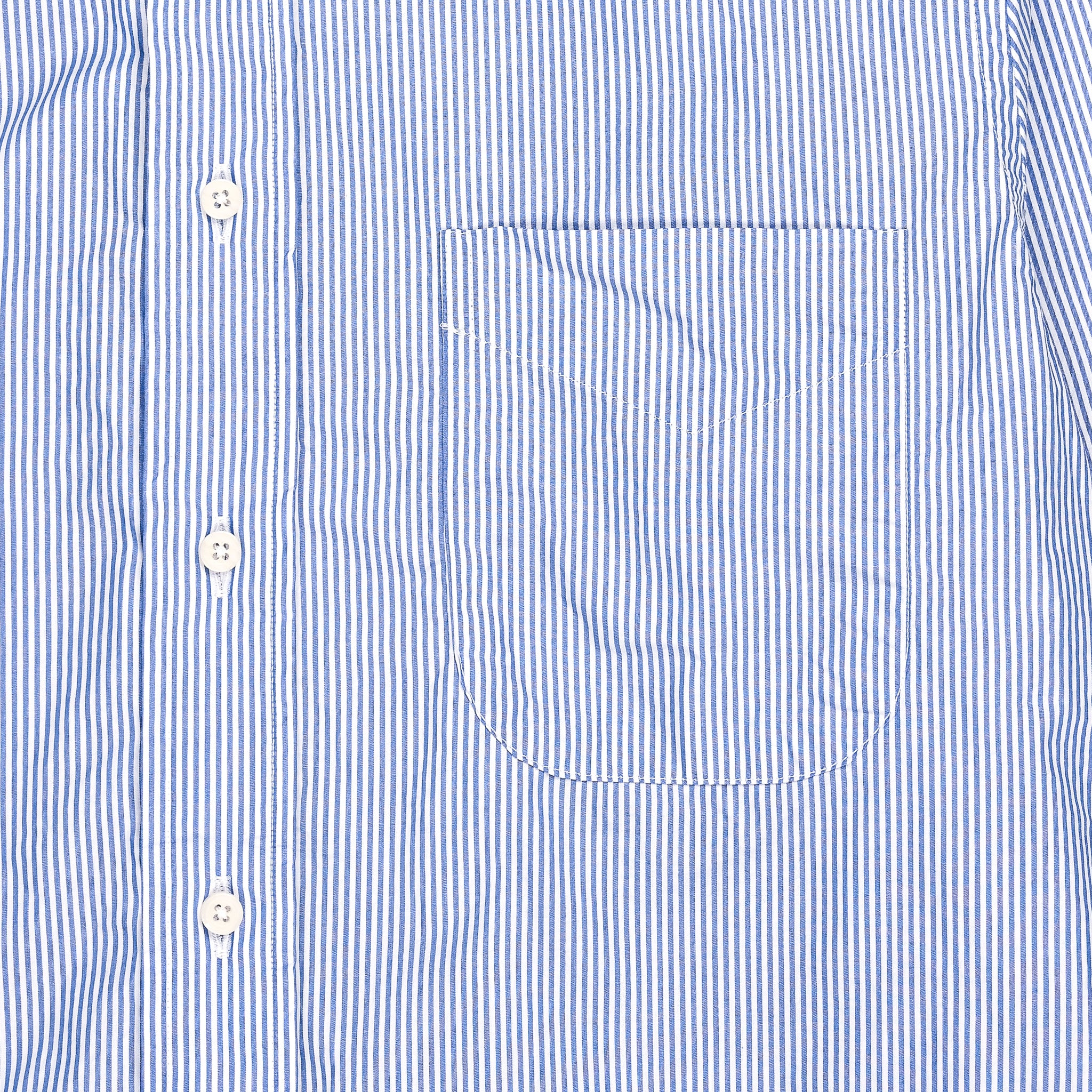 Gitman Vintage x Frans Boone Japanese Woven Stripe Light Blue