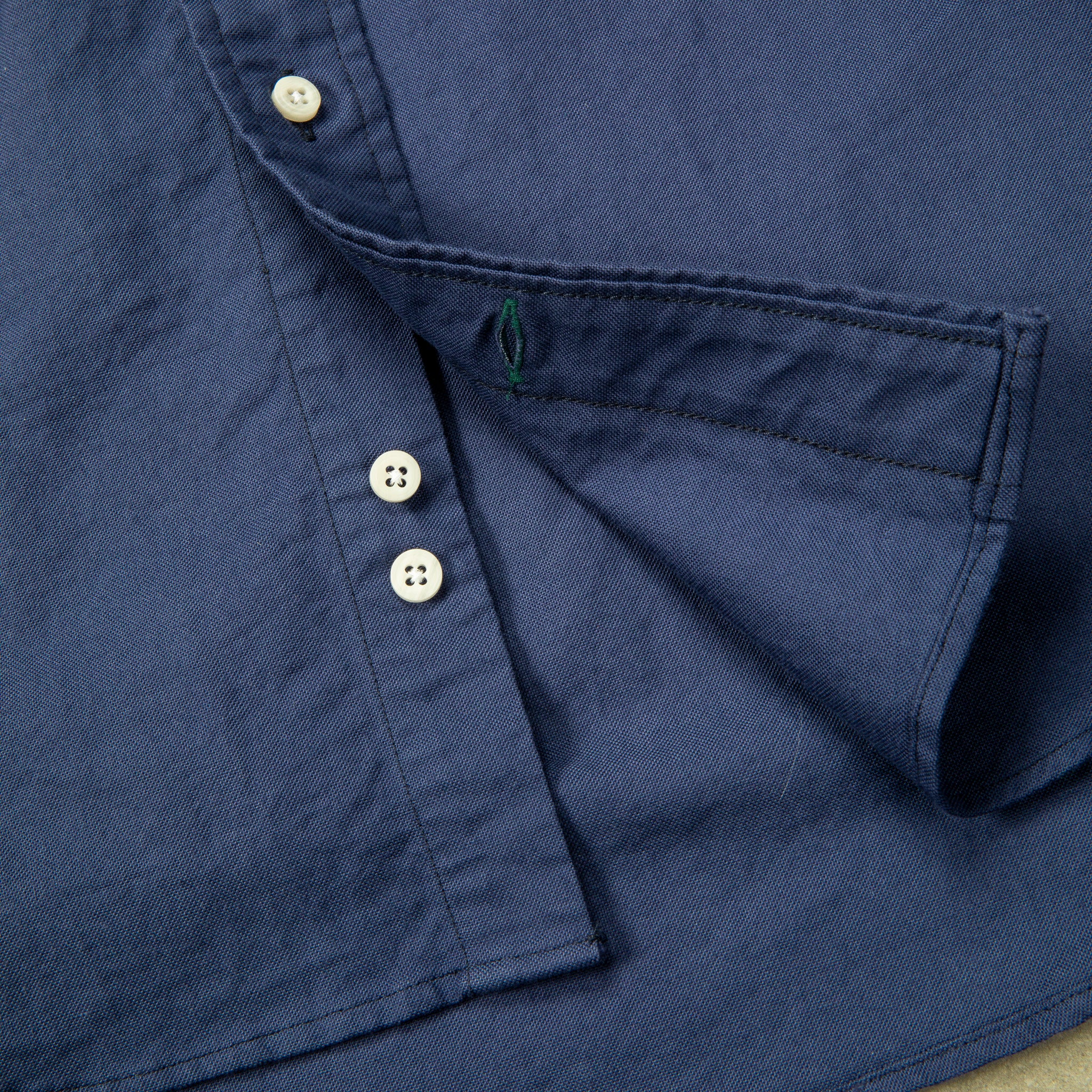 Gitman Vintage x Frans Boone Japanese Hopsack Dark Blue