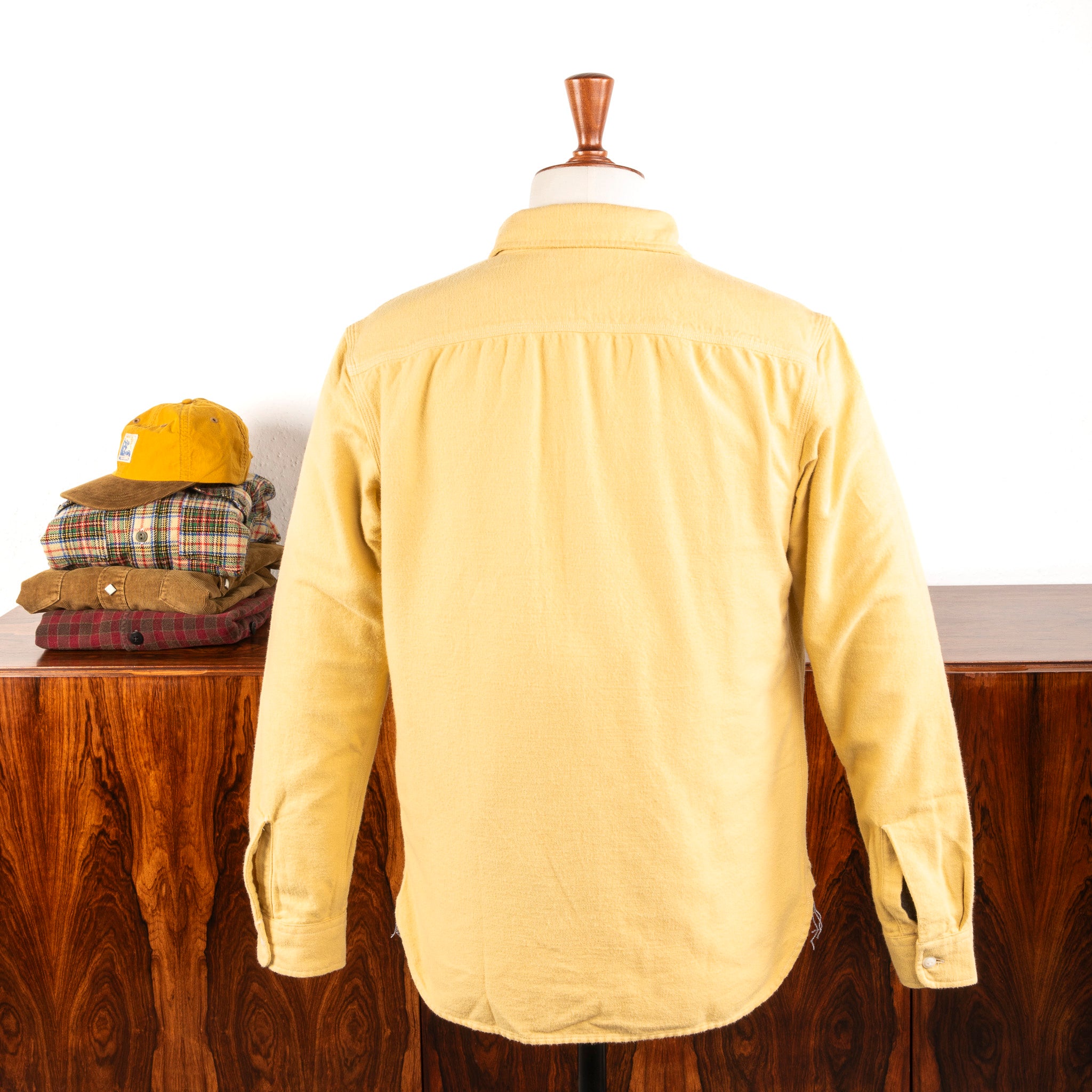 RRL Grayson Shirt Faded Yellow