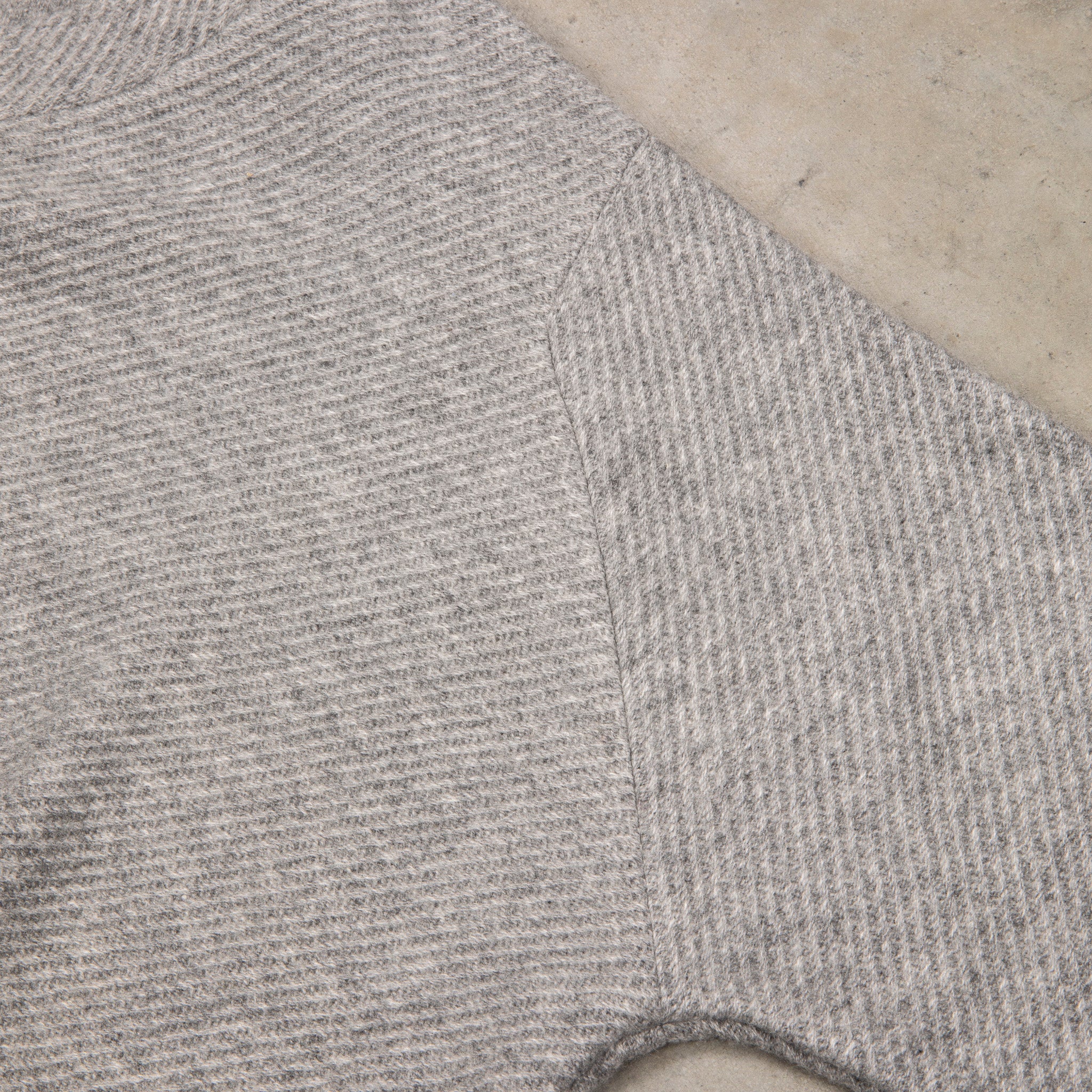 The Elder Statesman Herring Crew Light Grey
