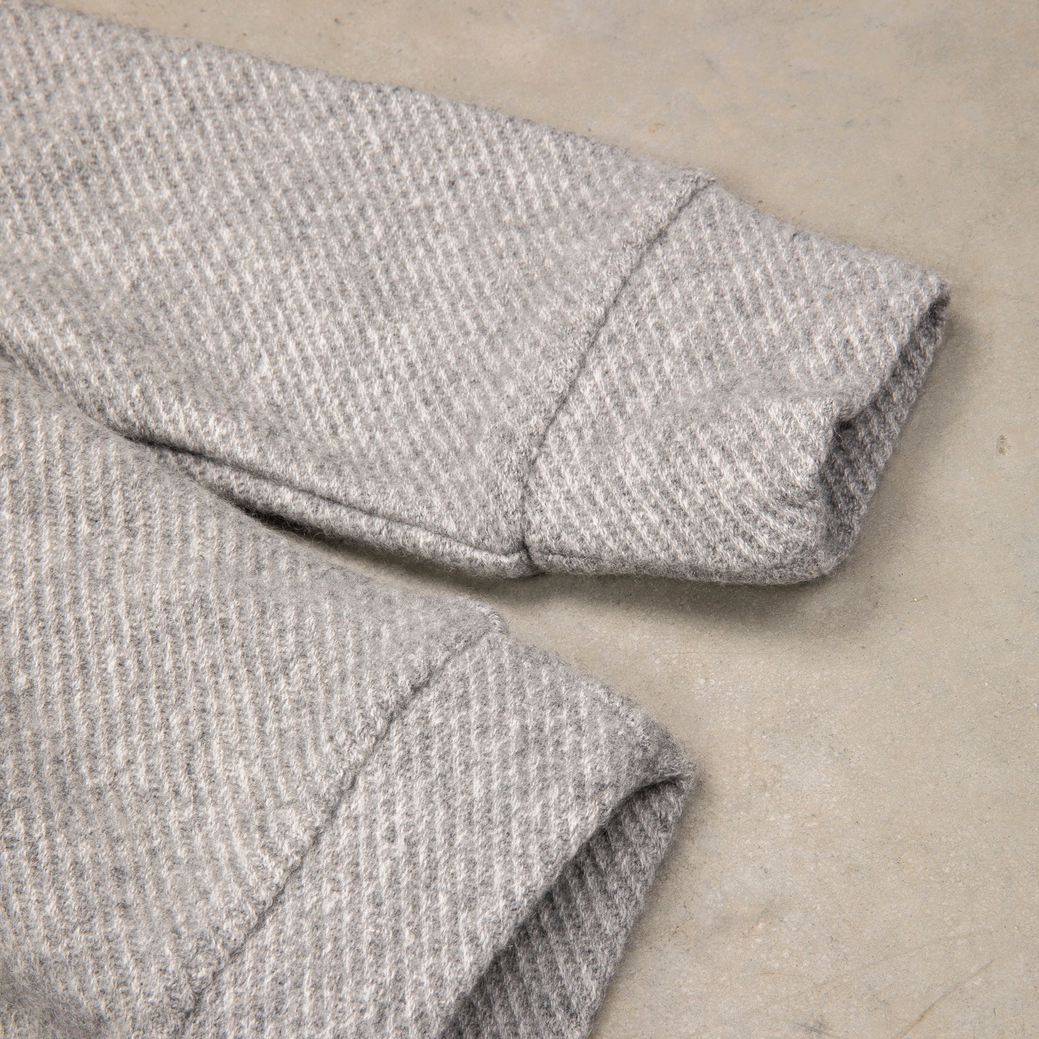 The Elder Statesman Herring Crew Light Grey