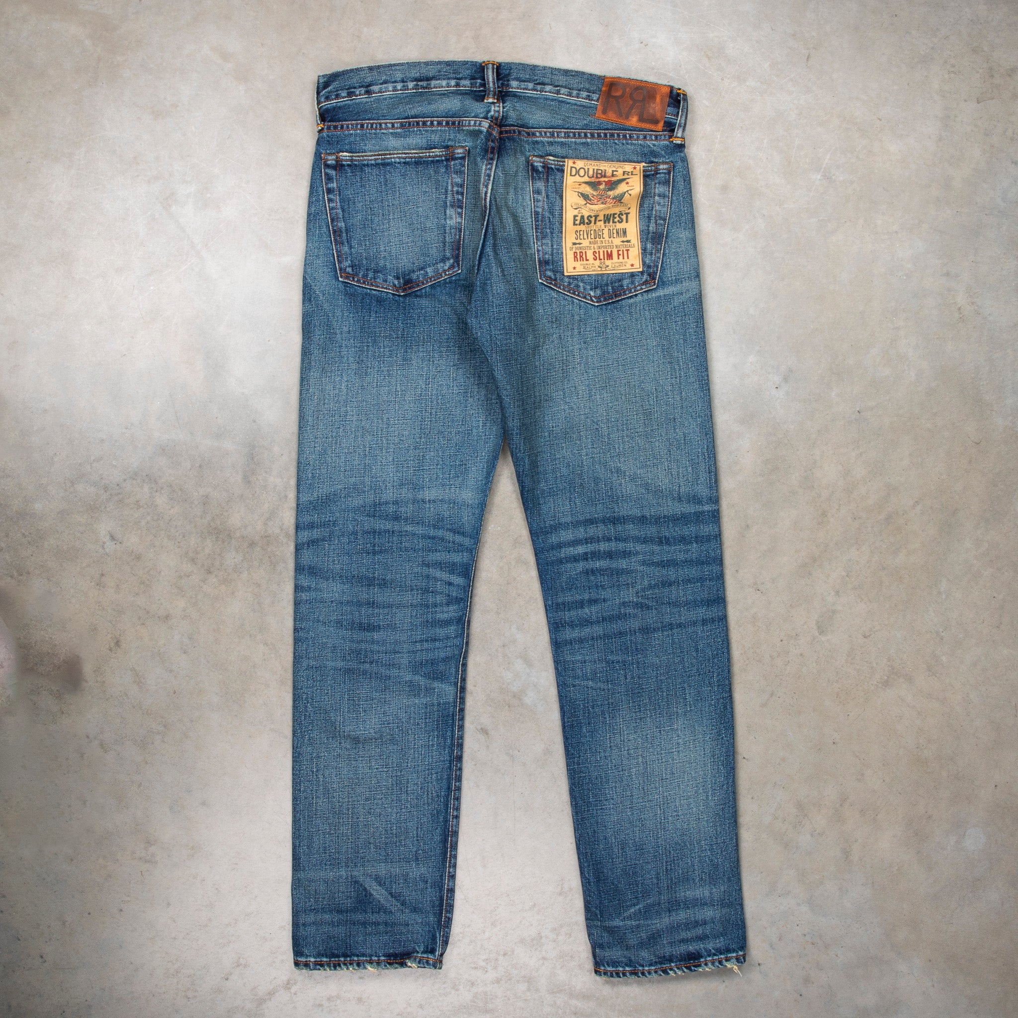 RRL East-West Denim Slim Fit Hillsview Wash – Frans Boone Store