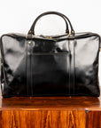 Croots Bridle Leather Holdall Black - Large