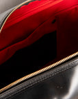 Croots Bridle Leather Holdall Black - Large