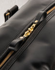Croots Bridle Leather Holdall Black - Medium