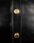 Croots Bridle Leather Holdall Black - Large
