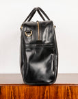 Croots Bridle Leather Holdall Black - Medium