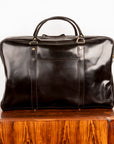 Croots Bridle Leather Holdall Dark Havana - Large
