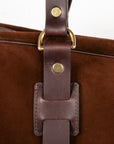 Croots Suede Holdall Medium Brown
