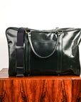 Croots Bridle Leather Holdall Racing Green - Large