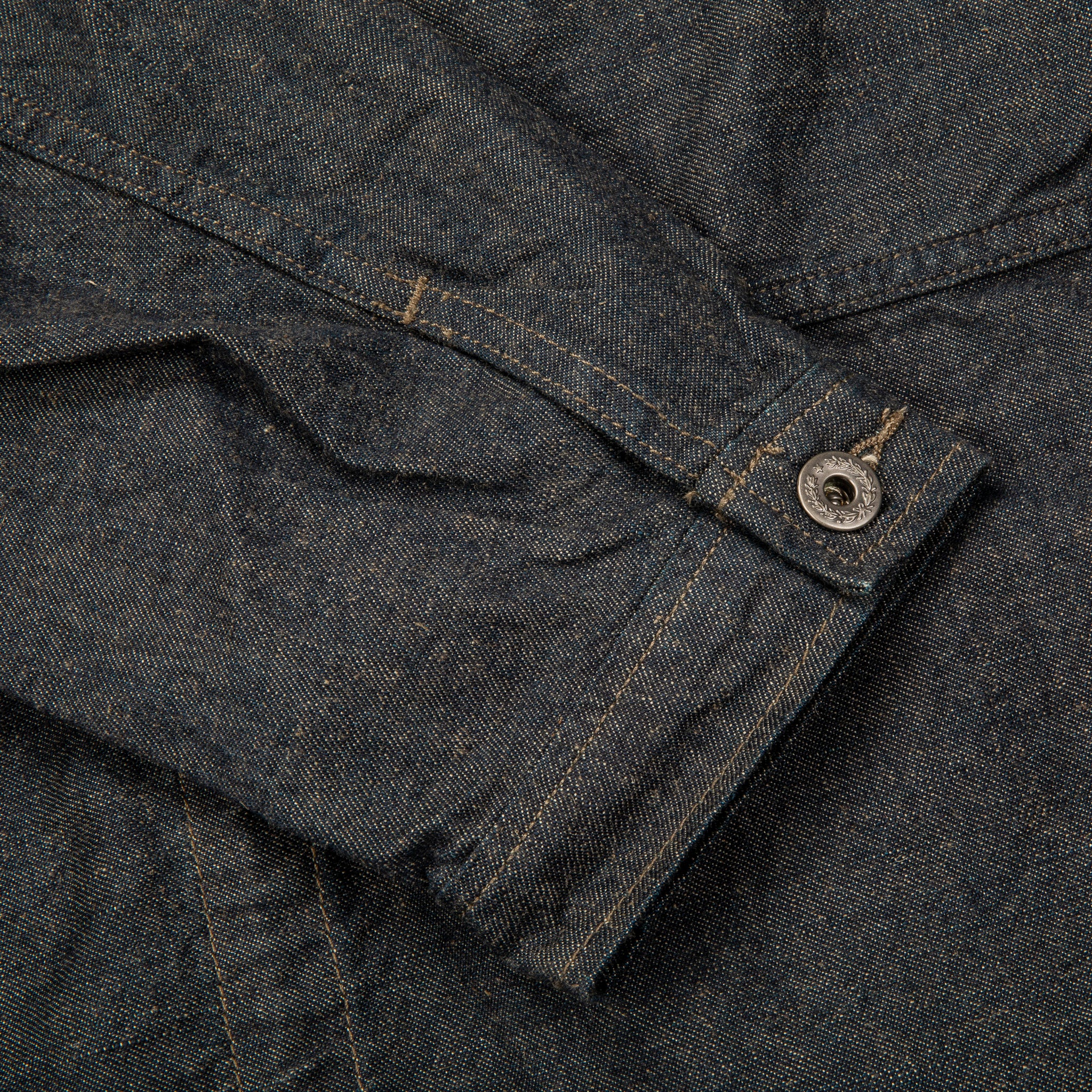 RRL Hugo Indigo Cotton-Linen Denim Field Coat