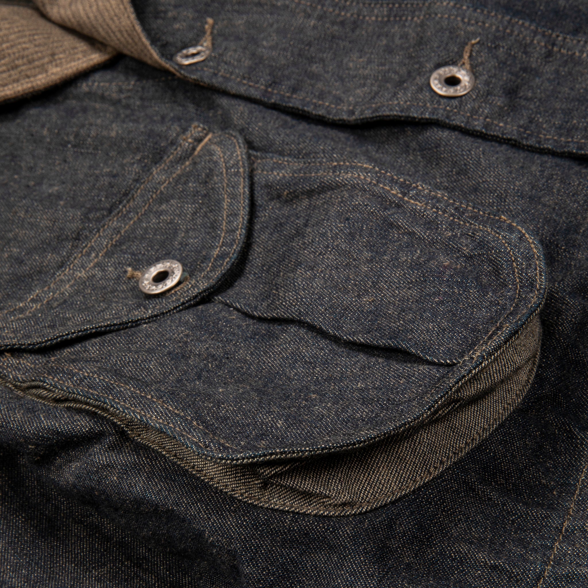 RRL Hugo Indigo Cotton-Linen Denim Field Coat