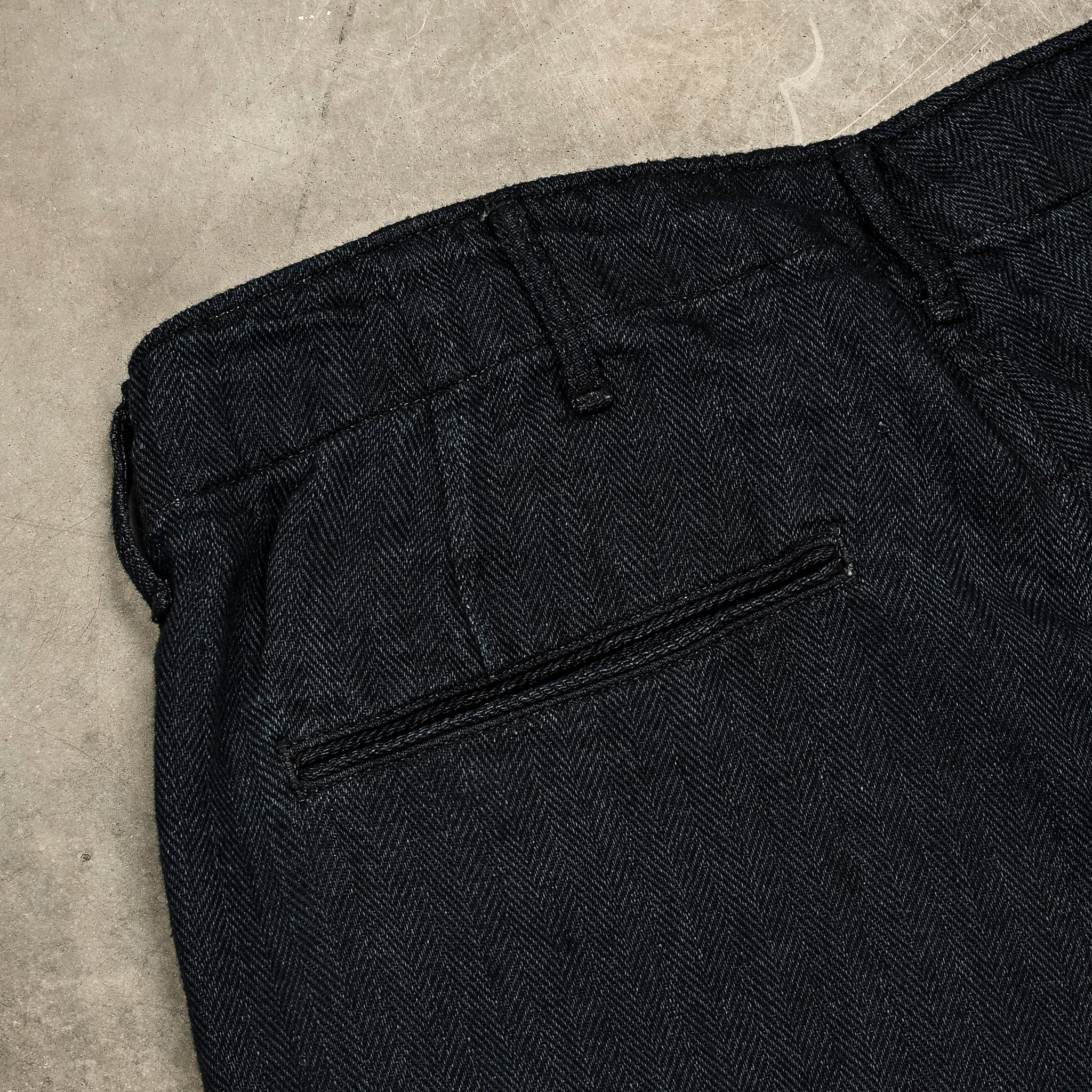 Fullcount US Army Chino Indigo Herringbone