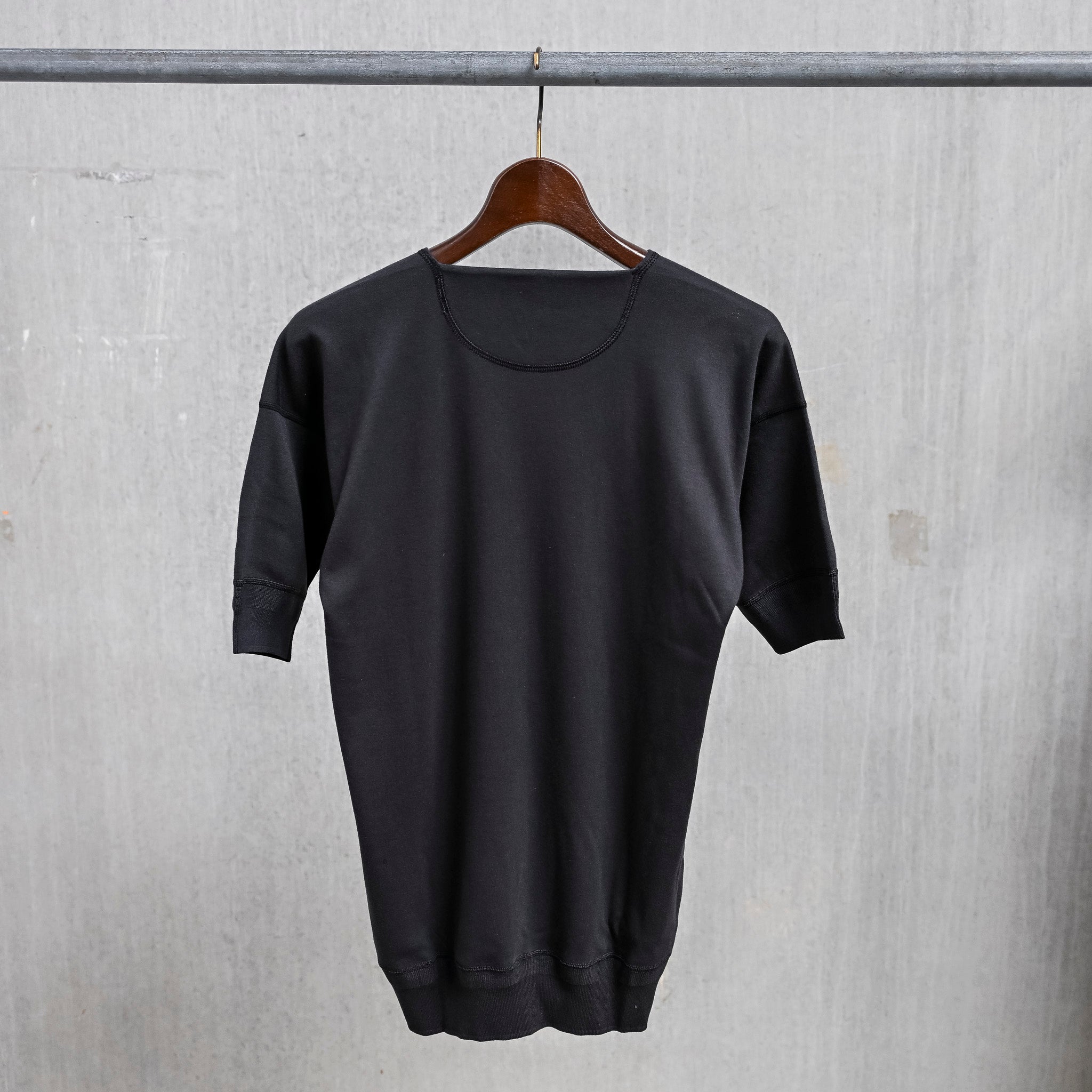 Olde Homesteader Interlock Crew Neck Short Sleeve Olde Black