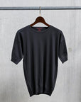 Olde Homesteader Interlock Crew Neck Short Sleeve Olde Black