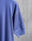 Olde Homesteader Interlock Crew Neck Short Sleeve French Blue