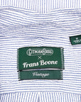 Gitman Vintage x Frans Boone 40/1 Irregular Yarn Oxford Fine Stripe