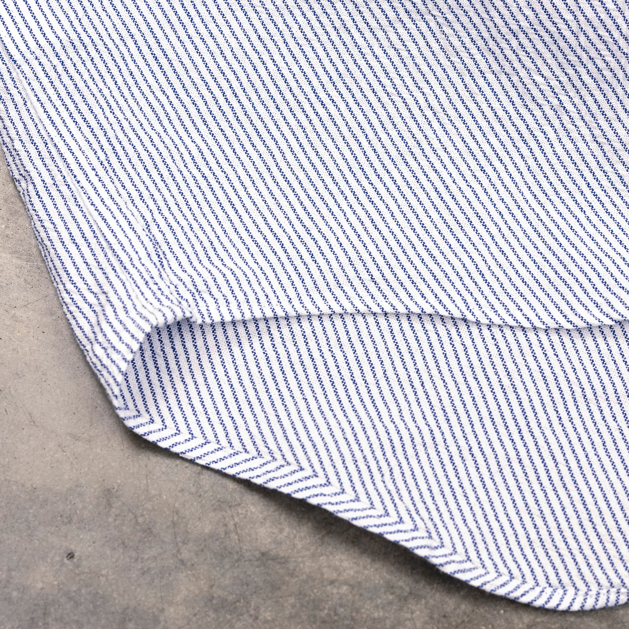 Gitman Vintage x Frans Boone 40/1 Irregular Yarn Oxford Fine Stripe