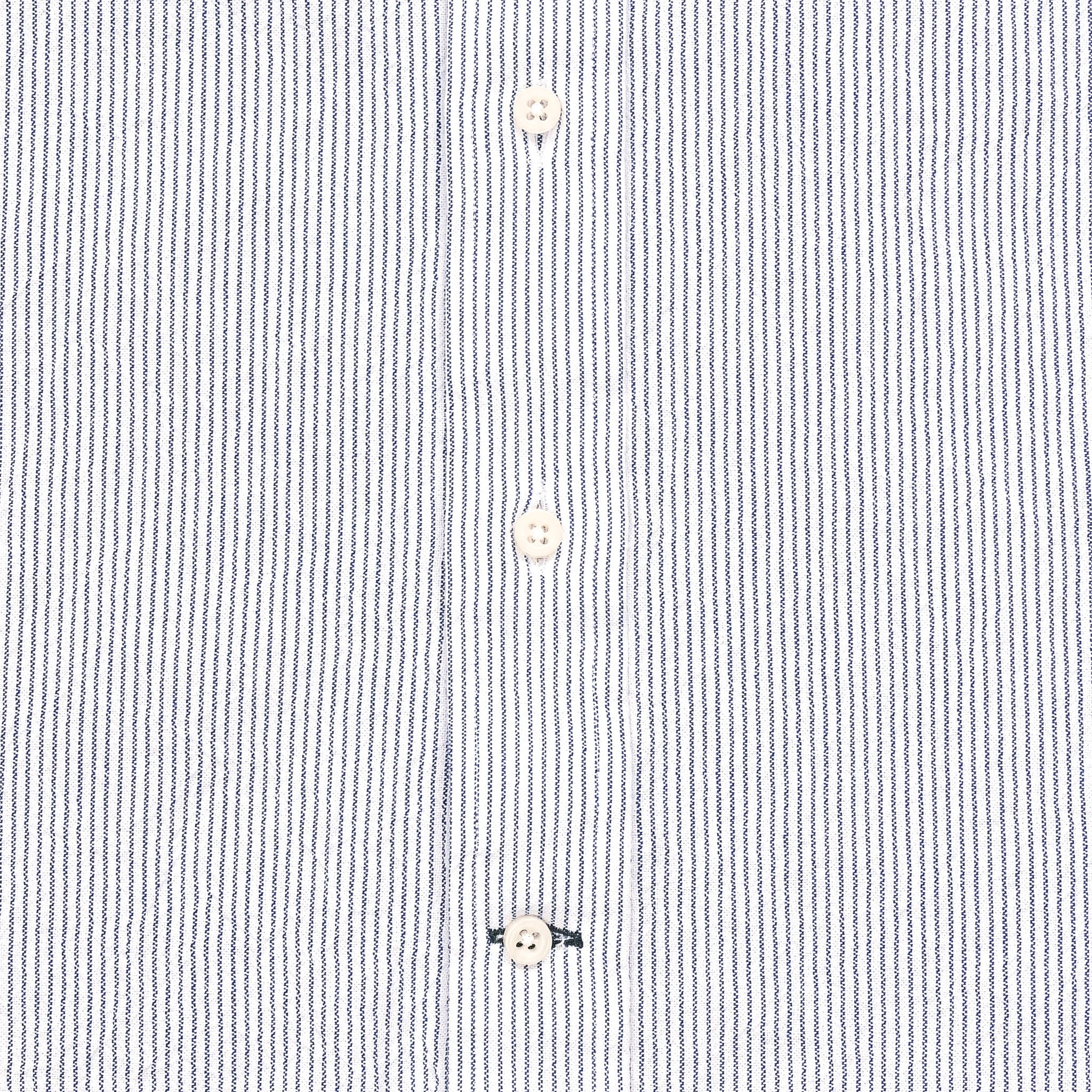 Gitman Vintage x Frans Boone 40/1 Irregular Yarn Oxford Fine Stripe