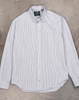 Gitman Vintage x Frans Boone 40/1 Irregular Yarn Oxford Fine Stripe