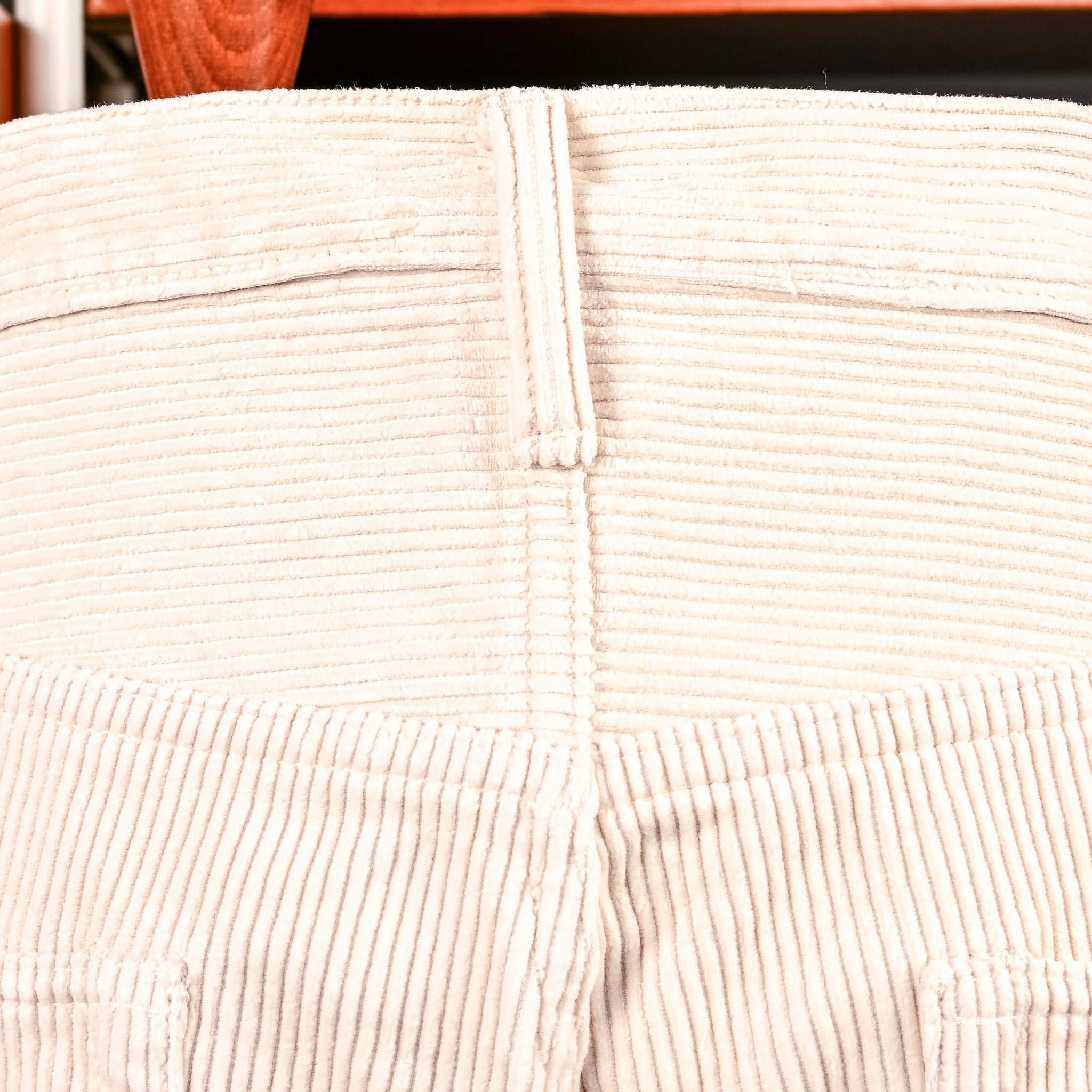 Fullcount x Frans Boone 1103 Clean Straight 8-Wale Corduroy Ivory